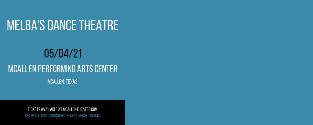 Melba's Dance Theatre at McAllen Performing Arts Center