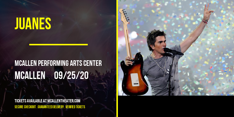 Juanes at McAllen Performing Arts Center tickets Juanes at McAllen Performing Arts Center