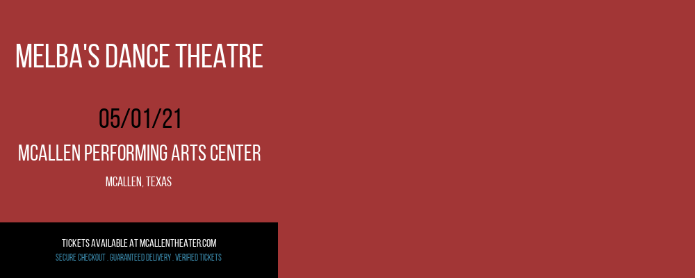 Melba's Dance Theatre at McAllen Performing Arts Center