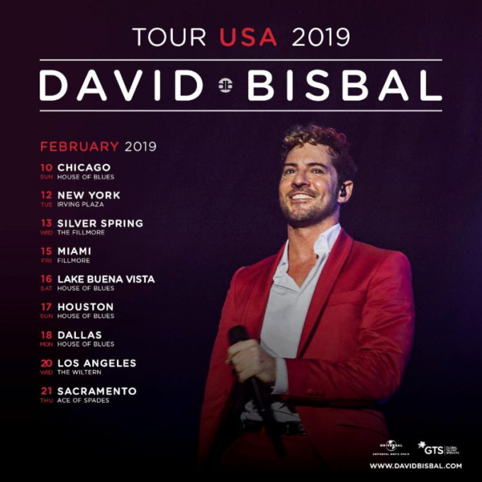 David Bisbal at McAllen Performing Arts Center