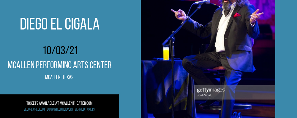 Diego El Cigala at McAllen Performing Arts Center