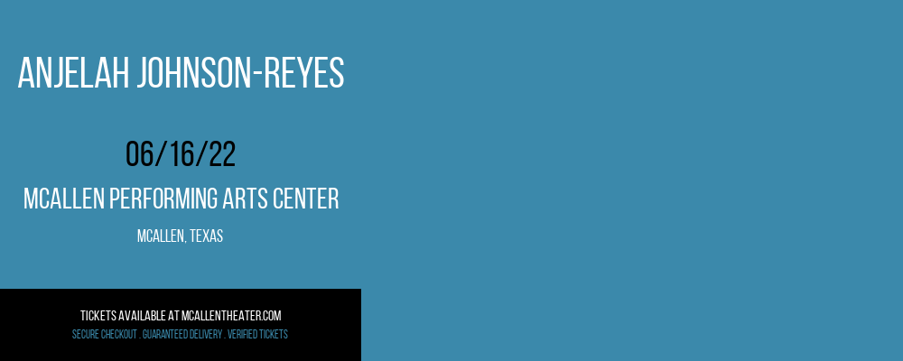 Anjelah Johnson-Reyes at McAllen Performing Arts Center