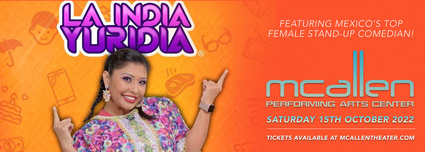 La India Yuridia at McAllen Performing Arts Center