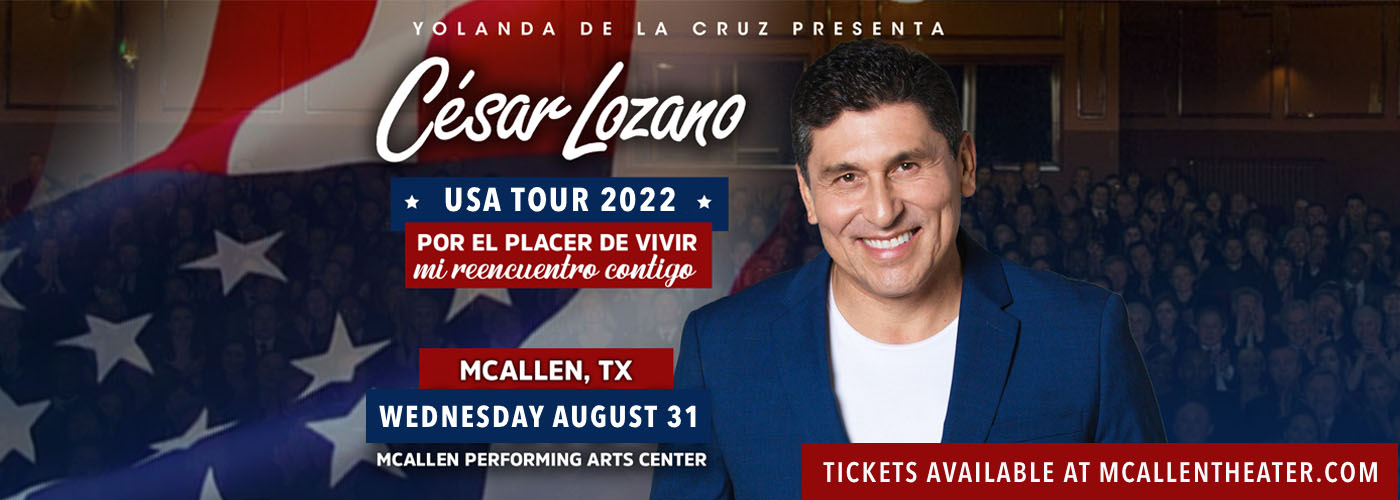 Dr. Cesar Lozano at McAllen Performing Arts Center