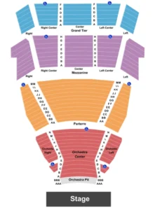 McAllen Performing Arts Center Seating Chart