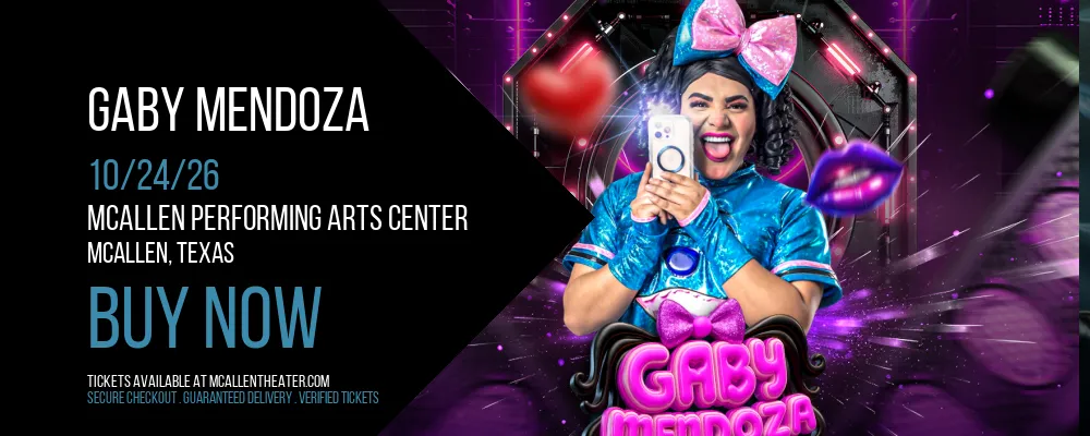 Gaby Mendoza at McAllen Performing Arts Center